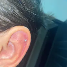 ROXI-Pendientes minimalistas de plata de ley 925, pendientes de botón, bola, delicado, diminuto, pendientes pequeños, de hélice, para cartílago, piercing, 3