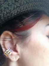 Pendientes de Clip en forma de C para mujer, Perla moderna, Color dorado, joyería de boda para fiesta, sin perforaciones, apilable, CZ, 2020