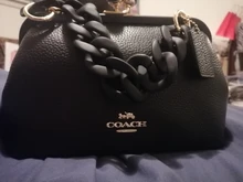 1 ordenador desmontable bolsa de hombro correa de resina acrílica de la cadena de bolso de asas DIY reemplazo de Color sólido bolsa de accesorios 30cm/41cm