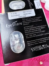 EYESHARE-1 par (2 uds) de lentes de contacto de Color SIAM para cosméticos para ojos
