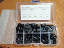 500 Uds M2 M2.5 M3 M4 M5 M6 M8 M10 plástico negro o blanco de arandela de Nylon plana separador sellos de arandela anillo de junta