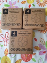 Replacement Activated Carbon Filter For Cat Water Drinking Fountain Replaced Filters