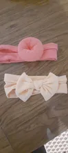 Headbands Hair-Accessories Bows-Knotted Nylon Elastic Newborn Girls Solid-Color Soft