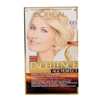 

Dye permanent anti-aging Excellence Age Perfect L'Oreal Expert Professionnel light golden blonde
