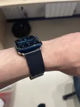 Correa de cuero de vaca 100% auténtico para Apple Watch 6 SE 5 4, correa de 42MM, 38MM, 44MM y 40MM para iWatch 6 5 4