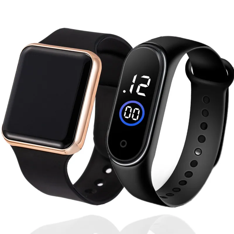 2PCS Men's Sports LED Digital Watch Men Women Waterproof Casual Electronic Watches Unisex Silicone Wristwatch relojes hombre
2PCS Men's Sports LED Digital Watch Men Women Waterproof Casual Electronic Watches Unisex Silicone Wristwatch relojes hombre