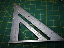 Square Ruler Layout-Tool Carpenter-Measurement Thickening-Angle Aluminum-Alloy 90-Degree