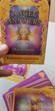 Cartas de Tarot con Ángel, respuestas, tarjetas de oráculo, baraja de cartas de juego para Familia, amiga, inglesa, entretenimiento, 2020