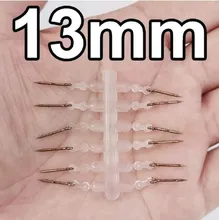 Accesorios de pesca de carpa con púas de cebo de Metal, 12 Uds., Pin de Boilies de picado con cebo de goma transparente de maíz, aparejo carpa de pelo, aparejo alimentador
