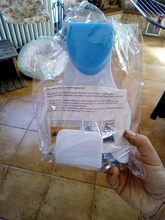 Soporte para el cuello calmante para la tensión relajante de hombros y cuello esponja azul libera tensión muscular alivia el dolor tighteness Theraputic