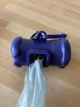 Nuevos bolsos para perro mascota basura dispensador limpio perro residuos Bolsa para popó con la impresión de bolsa de basura