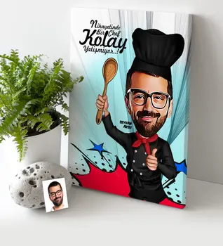Personalized Mr Master Chef Cartoon Canvas Table (30x50 cm.) 3
Personalized Mr Master Chef Cartoon Canvas Table (30x50 cm.) 3