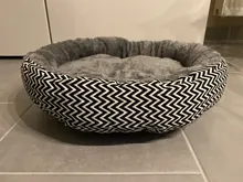 pawstrip Soft Plush Winter Dog Bed Round Cat Bed Warm Puppy Cushion Chihuahua Teddy Small