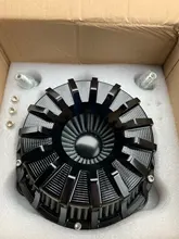 Filtro de purificador de aire de admisión CNC para Harley XL Sportster 883 Softail Dyna Touring, cámara gemela grande FLT FLST FXDLS M8, 10 unidades