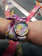 Shsby marca única damas flor tela de reloj de las mujeres de la moda reloj de vestir de tela de alta calidad reloj dulce reloj de pulsera de niñas