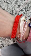 Pulseras de hilo rojo para protección, amuleto de la suerte para el éxito, pulseras de cuerda hechas a mano de la buena suerte, regalos