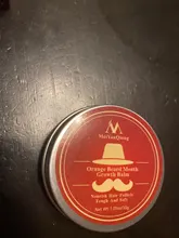 MeiYanQiong-Crema para el cuidado de la barba para hombre, crema para el cuidado de la barba resistente, densa, hidratante, suave, promueve el crecimiento, lubricante