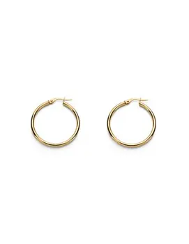 Silver earrings Hoops earrings Smooth round 24x2mm
Silver earrings Hoops earrings Smooth round 24x2mm
