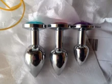 Tapón Anal de acero inoxidable para hombres y mujeres, Juguetes sexuales, tapón trasero, joyería de cristal, entrenador, consolador Anal, tienda sexual para adultos