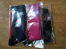 Calcetines de Ciclismo transpirables a rayas de colores, para hombre y mujer