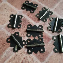 Hinge Furniture Hardware Door-Hinges-Cabinet Drawer-Jewellery-Box Bronze Butterfly KAK