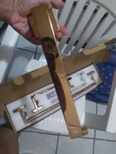 Hook Towel-Bar Paper-Holder Bathroom-Accessories Toilet Rose-Gold Stainless-Steel Kitchen