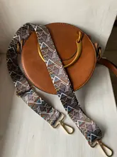 Correa de nailon con diseño de arcoíris para bolso, correas cruzadas de 140 CM con ganchos para monedero