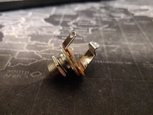 Plug-Socket Jack-Plug Electric-Guitar-Bass-Guitar Pickup-Output Mono-Input-Jack for 3-Colors