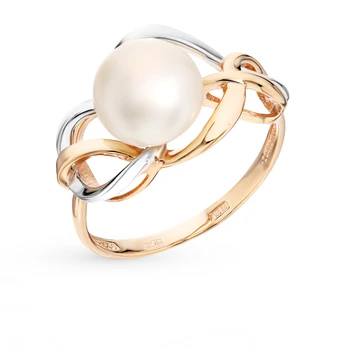 Gold ring with pearls sunlight sample 585 
Gold ring with pearls sunlight sample 585