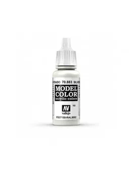MODELCOLOR MATT GRAY SILVER PLATED 17 ML. 
MODELCOLOR MATT GRAY SILVER PLATED 17 ML.