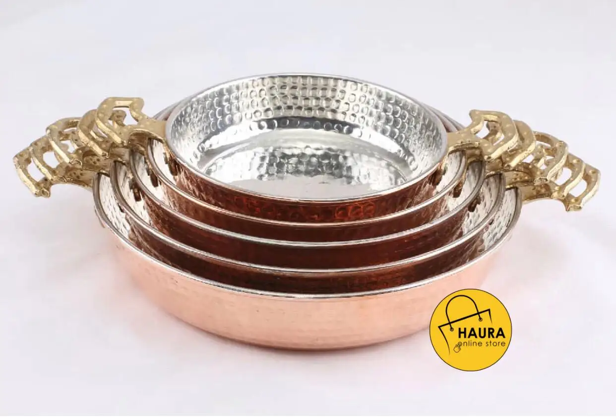 All Size Traditional Double Brass Handle Fireproof Non-Stick Copper Egg Omelette Roasting Frying Baking Pan Pot Kitchen
All Size Traditional Double Brass Handle Fireproof Non-Stick Copper Egg Omelette Roasting Frying Baking Pan Pot Kitchen