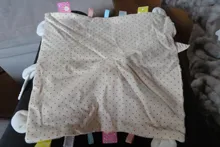 Toalla de apaciguamiento para bebé, Adorable manta de seguridad cuadrada suave, toallas de peluche de felpa, edredón, cojín para dormir, juguete para regalo