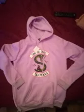 Sudaderas con capucha de serpiente para mujer, ropa de calle con capucha de serpiente Ullzang de dibujos animados, estilo Harajuku, vintage, Riverdale Southside