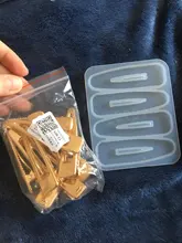 Pasadores hechos a mano, Moldes de resina epoxi de silicona, pasador de pelo de cocodrilo acrílico, herramientas de fabricación de joyas