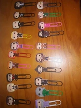 25 uds caliente icono de marcadores de libro de papel Clips de papelería para maestro de los estudiantes de la Escuela de suministros de oficina punto de libro regalo de los niños