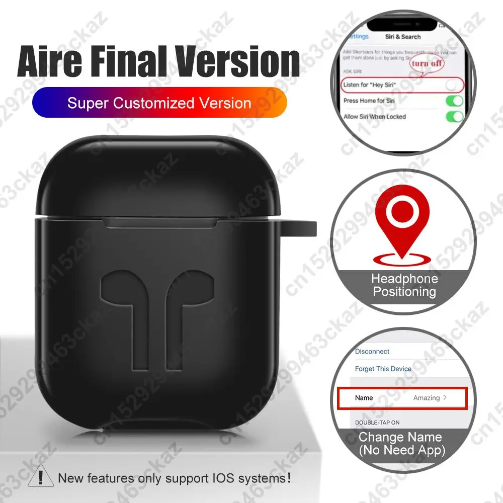 Latest AI Real Siri Change Name In ear Detection EarbudS Bluetooth 5.0 Earphone Headphone Wireless Headsets PK i10 i12 i9000 tws
Latest AI Real Siri Change Name In ear Detection EarbudS Bluetooth 5.0 Earphone Headphone Wireless Headsets PK i10 i12 i9000 tws