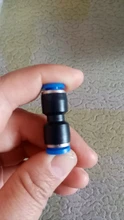Accesorios Neumáticos Conector recto PU/PG 4-16mm OD manguera reductora 8-6mm plástico empuje en conector rápido Conexión de aire fontanería
