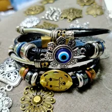 DAXI pulsera cuero hombre pulsera pulseras hombre 2020 pulceras para hombre brazalete hombre pulseras de hombre pulsera de hombre cuero pulseras de cuero para hombre complementos hombre