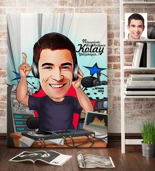Personalized Mr Radio Broadcaster Cartoon Canvas Table (70x100 cm.) 1
Personalized Mr Radio Broadcaster Cartoon Canvas Table (70x100 cm.) 1