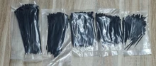 Cable-Ties Loop-Wire Zip-Tie Self-Locking Plastic Nylon Black 3x100 500pcs 3x60 3x80