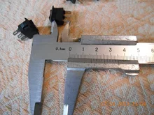 Interruptor de encendido y apagado para barco, pulsador de posición de 3 pines, 10x15mm, KCD11Mini SPST 2/3, 3A/250V