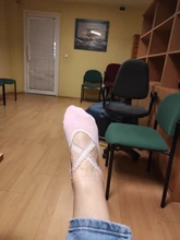 Las mujeres de encaje transpirable calcetines de Pilates de silicona Anti vendaje deslizante de baile de Ballet de Deportes de algodón calcetín sin espalda Yoga Fitness Calcetines