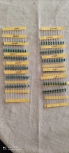 Surtido de inductores de anillo de Color, 12 valores, 0307, 1/4W, 0,25 W, 1UH, 100UH, 33, 220UH, 330UH, 470UH, 1MH, juego surtido de inductores