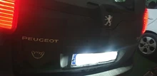 Lamp License-Number-Plate-Lights Saxo LED Apmatauto Berlingo Xsara Picasso Citroen C3