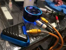 PROFESIONAL Premium triángulo tatuaje Pedal interruptor con cable Clip RCA para tatuaje fuente de alimentación de alta calidad Durable