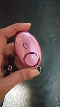 Alarma de autodefensa con forma de huevo para niña y mujer, alerta de protección de seguridad Personal, llavero de alarma de emergencia fuerte, 120dB