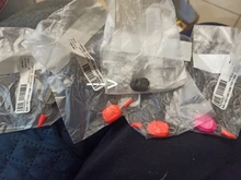 Tapón de línea de pesca, soporte de línea de pesca, hebilla, Clip, accesorios para peces, 5 uds.