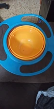 Tazón universal tipo Gyro a prueba de derrames para niños, plato giratorio infantil con diseño, práctico con rotación de 360 grados, platos de alimentación sólidos