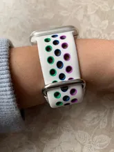 Correa para Apple watch 6, 40mm, 44mm/42mm/38mm, accesorios, correa de silicona, pulsera deportiva iWatch series 6 Se 5 4 3 2 1