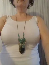 Nuevo estilo Tassel Peacock Feather Bohemio Collar largo Shell Suéter Cadena de cuero Joyería Exagerado Diseño Envío de la gota